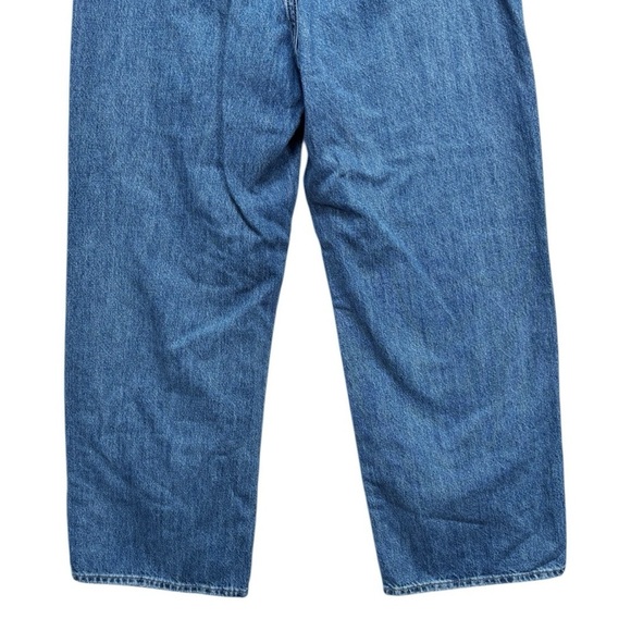 Levi's High Waist Wide Straight Leg Distressed Jeans Size 30 - Picture 6 of 7